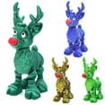 thumbnail image 4 of ToyKingdee Red-Nosed Reindeer Figurine – Articulated Holiday Collectible with Print-in-Place Joints, Christmas Shelf Decor or Gift, 4 of 5