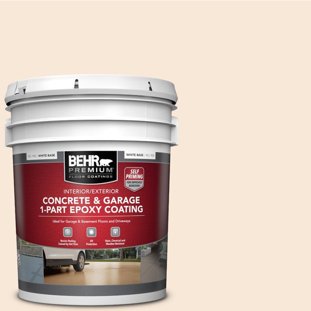5 Gal. White SelfPriming 1 Part Epoxy Interior/Exterior Concrete And