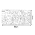 thumbnail image 2 of Foldable Mouse Pad 30x80cm Laptop Mousepad Abstract Print Non-slip Natural Rubber Waterproof Portable Foldable Gaming Mouse Pad Computer Accessories, 2 of 8