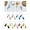 Black, variant on Miniature Boxing Gloves Keychain Simulation Fitness Pendant Keyring Couples Car Keys Accessory Men's Accessories