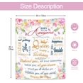 thumbnail image 2 of Birthday Gifts for Women/Her/Girls, Gifts for Women Birthday Unique, Womens Birthday Gift Ideas, Bday Gifts for Mom Sister Friend Wife, Happy Birthday Queen Decorations Blanket Throw 60" x 50", 2 of 5