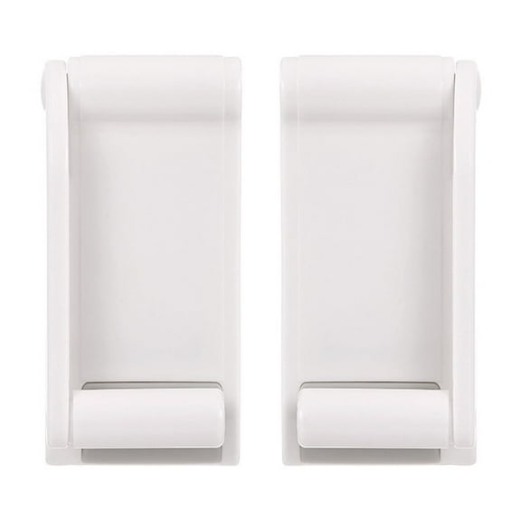 Yooshoverk No Drill Paper Towel Holder & Kitchen Organizer - Adhesive Wall Mount for Rolls, Dish Towels - Multi Hook Design Utensil Rack - Space Saving Under Cabinet Storage