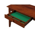 thumbnail image 3 of X Design by AFI Solid Wood Writing Desk with Storage Drawer & Charging Station, Walnut, 3 of 6