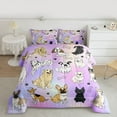 thumbnail image 2 of Homewish Kawaii Dog Lover Bedding Comforter Set for Kids, Cute Cartoon Dalmatian Twin Comforter Sets, Funny Pug Animal Reversible Bedding Set, Ultra Soft Bedroom Decor, 2-Piece, 2 of 8