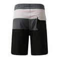thumbnail image 5 of Mens Swim Shorts Leisure Layer Design Stylish Printed Versatile Beach Clothes for Men,Grey,32, 5 of 5
