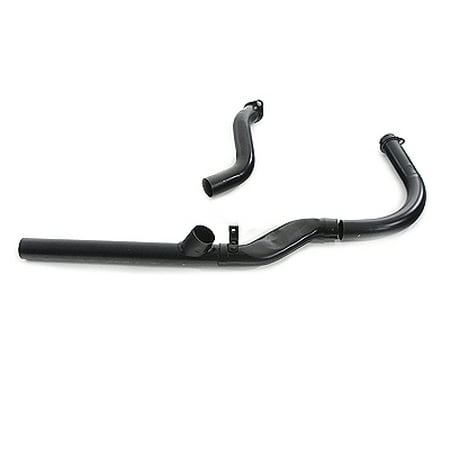 2 into 1 Black Exhaust Header Set,for Harley Davidson,by