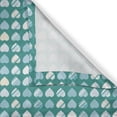 thumbnail image 6 of Ambesonne Valentine's Day Valance & Curtain, Heart, 55"x30", Jade Green Seafoam Cream, 6 of 6