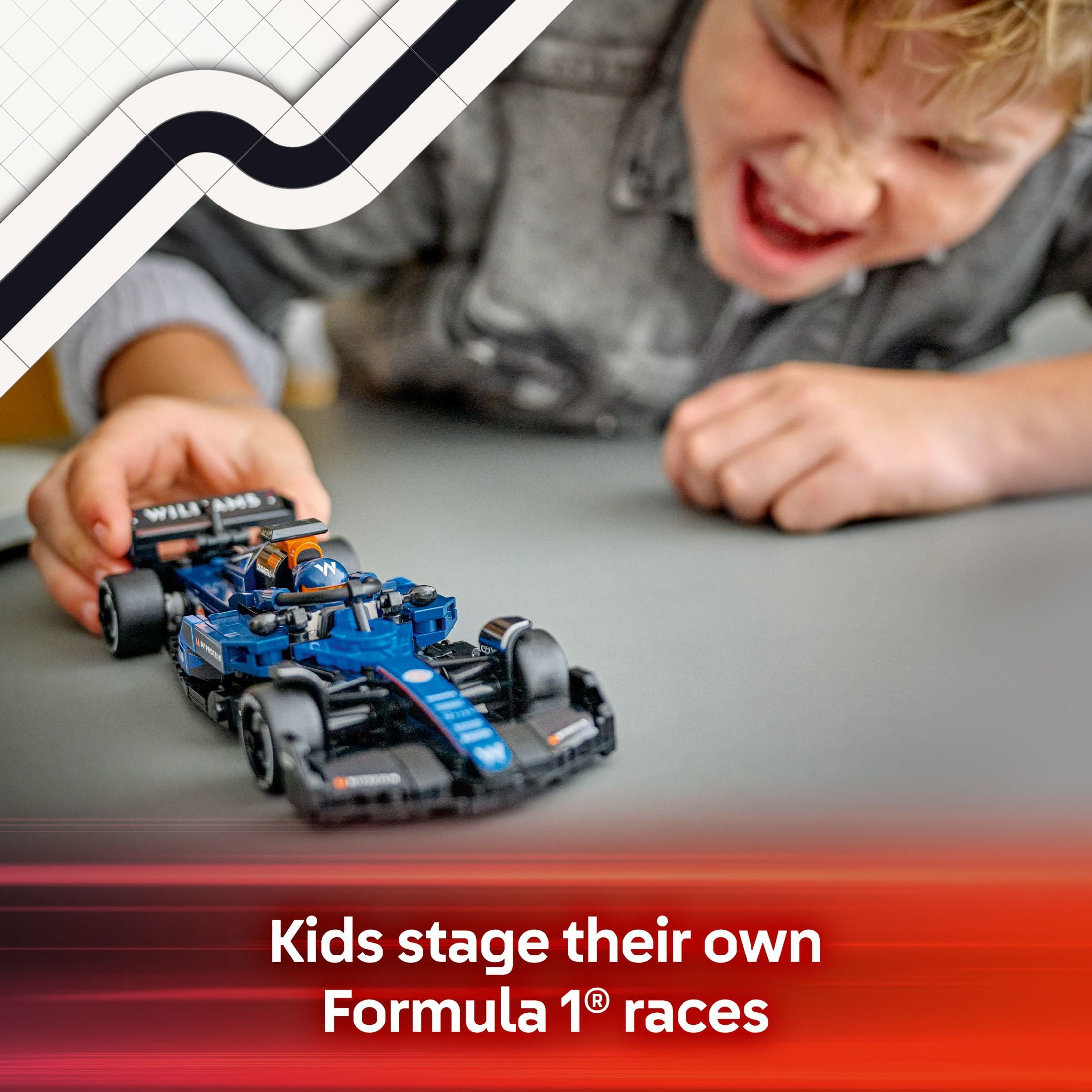 LEGO Speed Champions Williams Racing FW46 F1 Race Car Toys - Building Set For Kids, Boys & Girls, Ages 10+ - Toy Cars for F1 Fans - Gift Ideas for Birthdays - 77249
