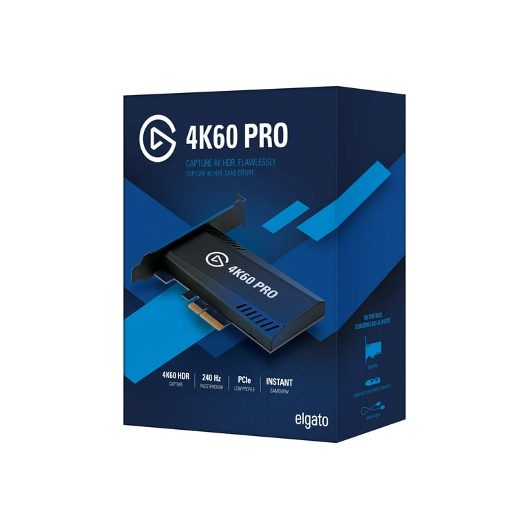 Corsair Elegato Game Capture 4K60 Pro MK.2 Game Capturing Device - Functions: Video Game Capturing - PCI Express x4 - H.264, AVC, H.265 - PC - Plug-in Corsair Elegato Game Capture 4K60 Pro MK.2 Game Capturing Device - Functions: Video Game Capturing - PCI Express x4 - H.264, AVC, H.265 - PC - Plug-in