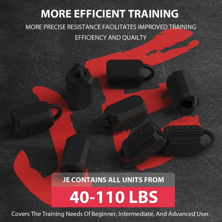 HUGEOAKS, Jaw Exerciser, 16 Count, 8 Resistance Levels 40-110 LBS
