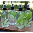 thumbnail image 5 of Cornucopia Brands 8-Ounce Clear Glass Fine Mist Spray Bottles (4-Pack); Boston Round w/Atomizer Spritzers for Aromatherapy, Perfume, Cologne, DIY & More, 5 of 10
