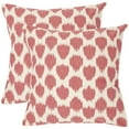 thumbnail image 4 of SAFAVIEH Polka Animal Pillow, 18" x 18", Rose, Set of 2, 4 of 7