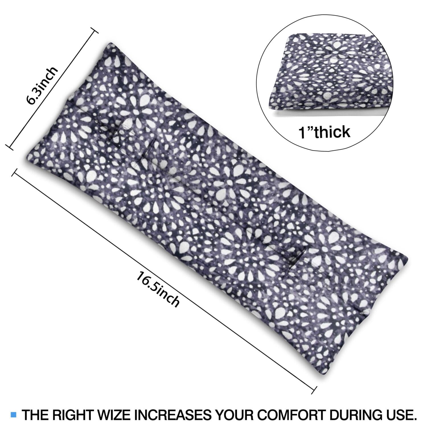 Abstract Design Mastectomy Pillow - Post Heart Surgery Seatbelt Cushion, Ethnic Inspired, Lightweight