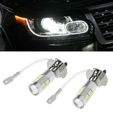 2pcs H3 50W 6000K High Power Car Led Bulbs White