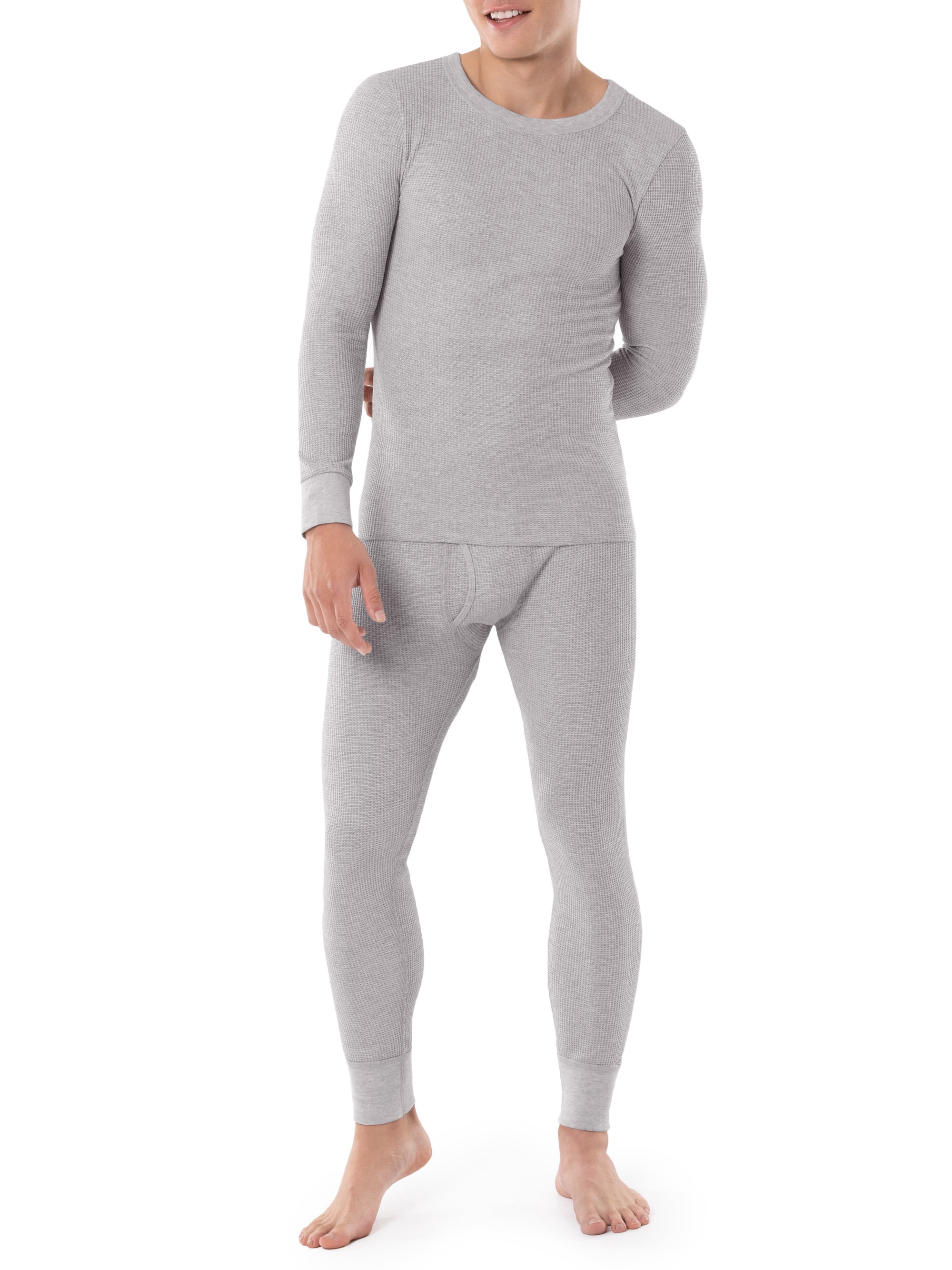 Fruit of the Loom Men's Thermal Waffle Underwear Bottom, 2-Pack, Sizes S-5XL