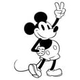 thumbnail image 2 of Mens Mickey & Friends Mickey Mouse Peace Sign T Shirt, 2 of 5
