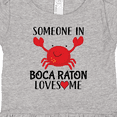 thumbnail image 4 of Inktastic Someone in Boca Raton Loves Me Girls Baby Dress, 4 of 5