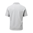 thumbnail image 6 of Golf Shirts for Men Quick Dry Performance Polo Short Sleeve Collared Shirt Light Gray M, 6 of 8
