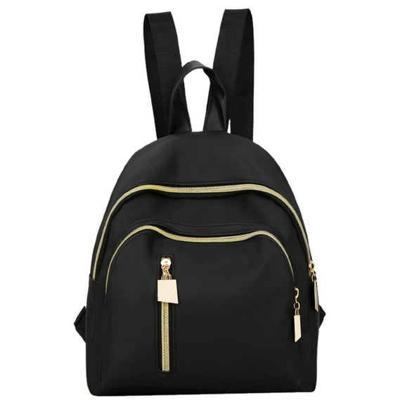 Fashion Black Backpack for Women Laptop Backpack Lightweight Bookbag for Business Work Office Students