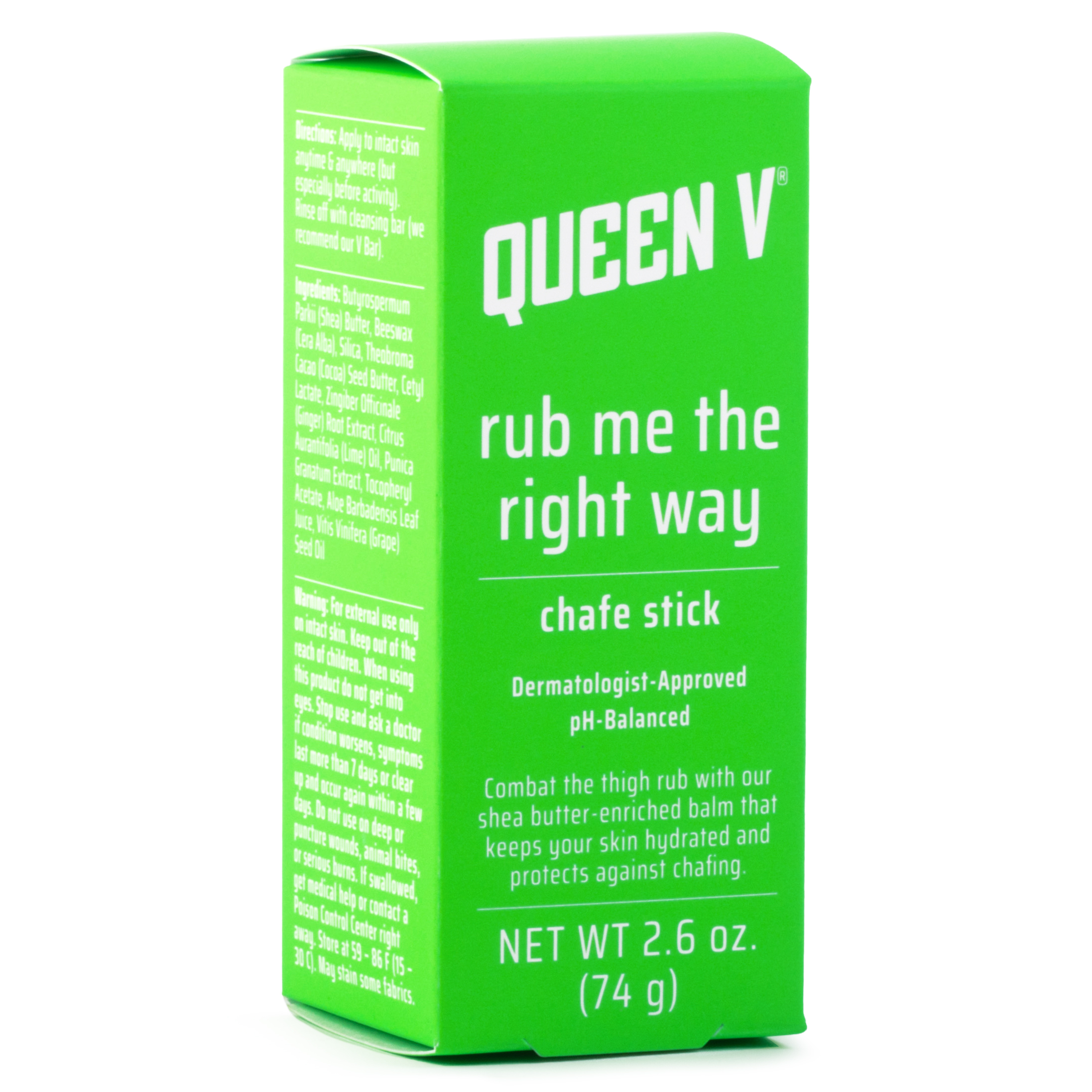 Queen V Rub Me the Right Way Anti-Chafe Stick pH-Balanced 2.6 Oz - image 2 of 3