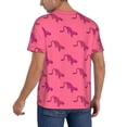 thumbnail image 2 of KLL Leopard Print for Men's Baseball Shirts,Short Sleeve Casual Shirts Button Down Shirt for Men Beach Summer Wedding Shirt-X-Large, 2 of 7