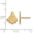 thumbnail image 2 of Ss/Gold Plated Sterling Silver With Gp Logoart University Of New Orleans Small Post Earrings (12 X 10) Made In United States gp006uno, 2 of 5
