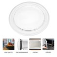 thumbnail image 1 of 9.6 Inches Microwave Oven Glass Plate Microwave Glass Turntable Plate Replacement Flat Base Glass Tray 24.5cm (flat Bottom) MVL, 1 of 5