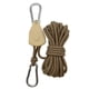 thumbnail image 3 of 5M 4mm Outdoor Guy Lines Reflectante Ajustable para Acampar Senderismo (Blanco Caqui), 3 of 4