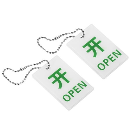 

Uxcell Valve Identifier Tag Acrylic Open Labeling Holder Green on White 2 Pack