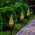 thumbnail image 4 of Christmas Decorations Clearance Fmlxio Solar Christmas Tree Ground Lights Resin Garden Patio Decor Ambiance Grass Lamp, 4 of 6