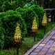 thumbnail image 4 of Luces solares para árboles de Navidad | Decoración exterior de jardín de resina | Lámpara de césped impermeable para ambiente de patio | Verde | Energía solar | Instalación fácil | 16,9 pulgadas, 4 of 6