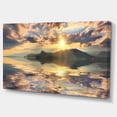 thumbnail image 2 of Hill Overlooking the Seaside Town - Landscape Canvas Art Print, 2 of 3