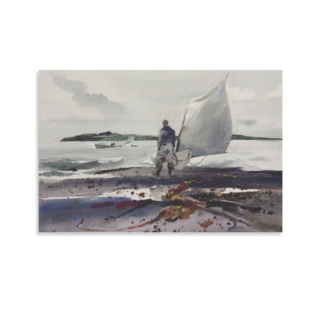Póster de Andrew Wyeth, el artista, América, hiperrealismo, lienzo, arte de pared, impresiones, fotos colgantes, regalo, decoración, pósteres para el hogar, obras de arte, 12 x 18 pulgadas (30 x 45