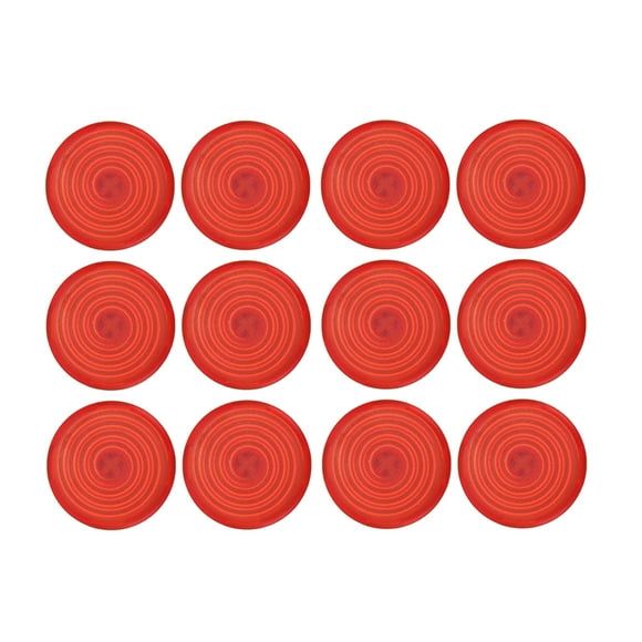 12pcs Arcade Button Cover For Kailh Cherry TTC Akko Glorious Switches, Fits 30mm Keyboard Hole, Clear Keycaps