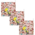 thumbnail image 7 of Spring Birds Flowers Baby Muslin Washcloths Soft Absorbent Face Towel, Butterflies Floral Watercolor Burp Cloths Cotton Bath Wipes 5 Pack Infant Wash Cloth for Newborn Boys Girls 12x12 inches, 7 of 7