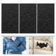 thumbnail image 4 of 12 parches de reparación para chaquetas de plumas, autoadhesivos, precortados, impermeables, color negro, 4 of 7