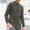Army Green, variant on Dianli Gifts Fashion Casual Men's Solid Color Stand Collar Long Sleeve Shirt with Special Button Detail, Slim Casual-Fit Button-Front Stand-up Collar Top for Everyday Travel