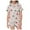 Khaki, variant on WOYY Toddler Girl's Pajamas Christmas Snowflake Printed Button Shirt Shorts Sleepwear Pjs