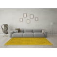 thumbnail image 3 of Ahgly Company Indoor Square Oriental Yellow Industrial Area Rugs, 8' Square, 3 of 4