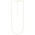thumbnail image 3 of 14K Yellow Gold 30in 1mm Adjustable Wheat Chain with Lobster Clasp, 3 of 4