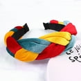 thumbnail image 2 of UJNDER Fashion Headband Textured Braided Wide Hair Accessory for Style and Decoration for All Seasons Multicolour, 2 of 5