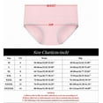 thumbnail image 7 of Aooho Women's Cotton Underwear High Waist Stretch Briefs Soft Underpants Ladies Full Coverage Panties 5 Pack, 7 of 7