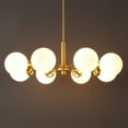 thumbnail image 4 of Safavieh 8-Light Mid-Century Modern Iron Gold Sputnik Chandelier, 4 of 8