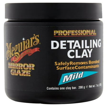 Desert Clay Glass Meguiar’s Mirror Glaze Detailing Clay, Mild – Remove Defects & Restore Mirror-Smooth Finish – C2000 ()