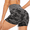 Black, variant on Yoga Biker Shorts for Women High Waist Camo Seamless Gym Sport Athletic Leggings