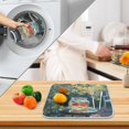 thumbnail image 3 of Yayeee Dish Drying Mat for Kitchen Counter 18" x 24" Microfiber Super Absorbent Coffee Decorative Pad, Sunshine Goldfish, 3 of 9