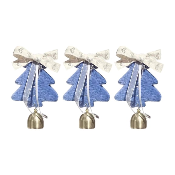 3 Adornos para árbol de Navidad Colgantes, Decoraciones Navideñas de año Nuevo, Decoración para árbol de Navidad para Ventana, Sala de Estar Y Azul