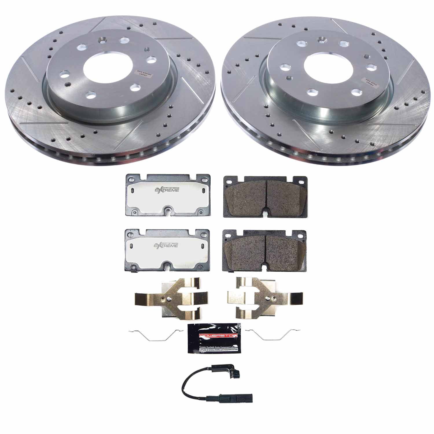 PowerStop Front Z36 Truck & Tow Brake Pad and Rotor Kit for Chevrolet Colorado 2023-24, GMC Canyon 2023-24, K9200-36