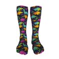 thumbnail image 5 of Naloa Colorful Dinosaur High Stockings Women Thigh High Stockings Over Knee Long Stockings-One Size, 5 of 8