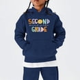 thumbnail image 5 of Ruyang Kids Girls 2nd Grade Back to School Hoodies Boys Preppy First Day of School Sweatshirts Soft Cute Pullover Hoodie, 5 of 7